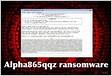 Remove Alpha865qqz ransomware Virus Removal Instructions
